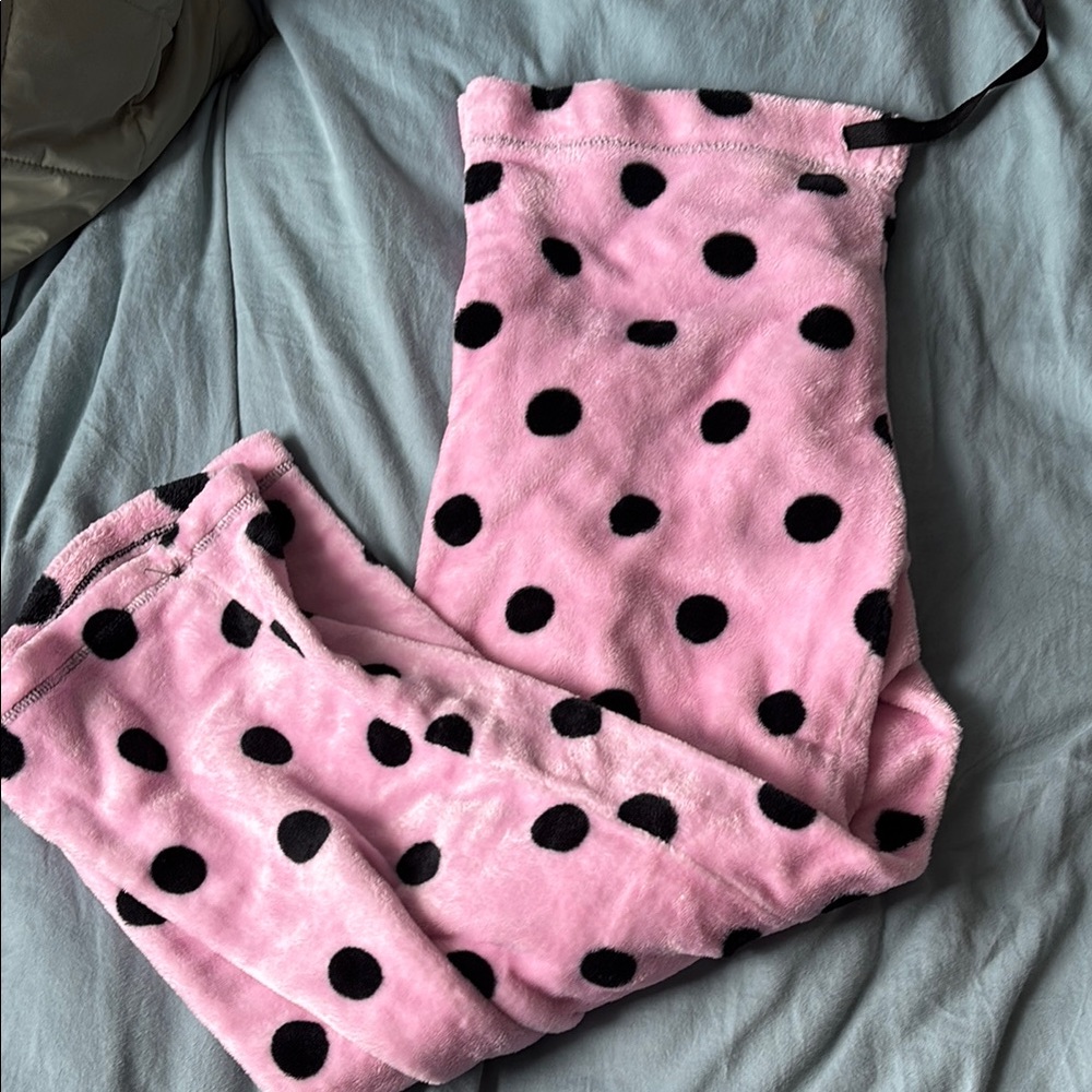 Pink Polka Dot Kids Pajamas
